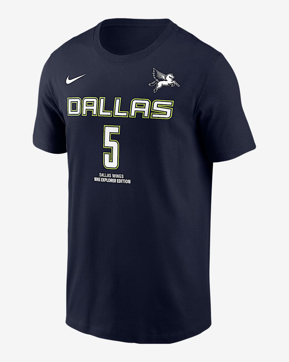 ウェア NIKE WNBA DALLAS WINGS #5 P. BUECKERS XL Nike Women's Dallas Wings Paige Bueckers #5 Navy Explorer T